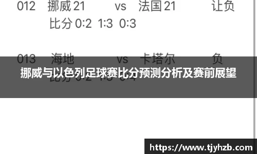 挪威与以色列足球赛比分预测分析及赛前展望